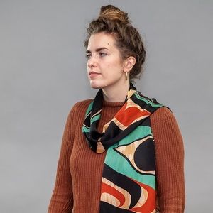 Tommy Joseph x Fabric Workshop & Museum ‘Eagle Wolf’ Silk Scarf